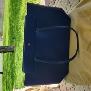 Tory Burch Blue Tote Bag